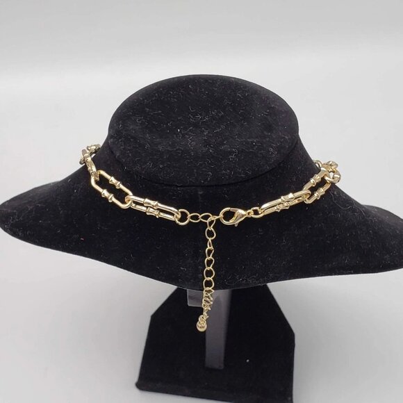 Authentic Louis Vuitton Lock & Key w/ Unbranded Gold Plated Gold Chain Necklace - Picture 4 of 11